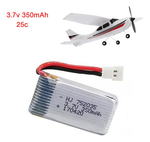 Bateria Lipo 3.7v 350mah P/ F949 E Mini Drone Jjrc / Eachine