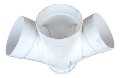 Yee Doble 8'' De Pvc Para Tuberia Sanitaria De Norma Cl5