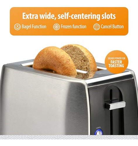 Tostadora Rápida De 2 Rebanadas Toastmaster