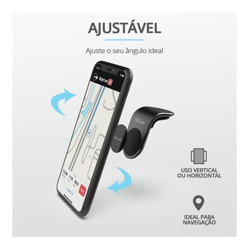 Imagem 3 de 9 de Suporte Magnético Automotivo Trust