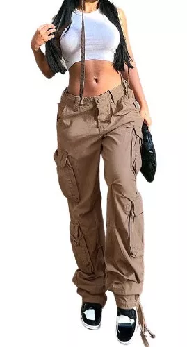 Casual Holgado Pantalones Vaqueros De Las Mujeres Suelta De