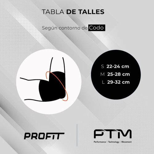 Imagen 2 de 9 de Codera Deportiva Epicondilitis Con Banda De Ajuste Profit