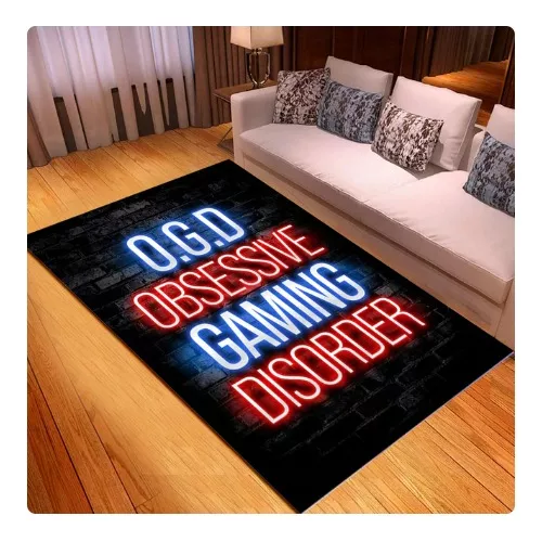 Alfombra Gamer Tapete Decoración Gaming 60x120cm