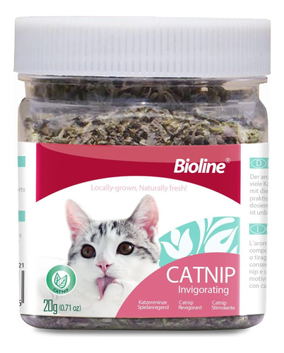 Hierba Gatera Catnip Seca Bioline De 20gr Envio Gratis