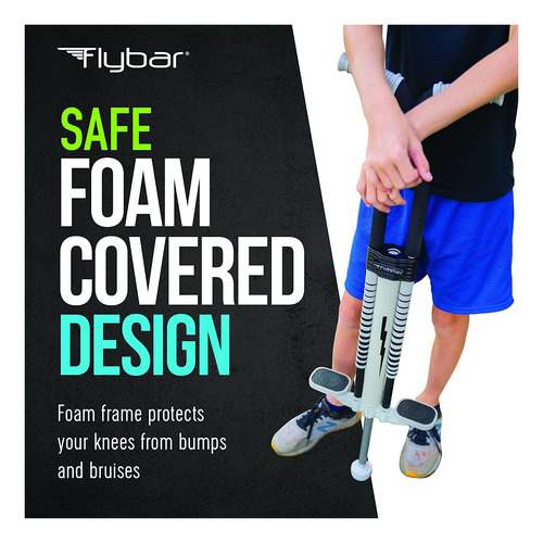 Flybar Foam Master Pogo Stick (negro/plata 2.0)