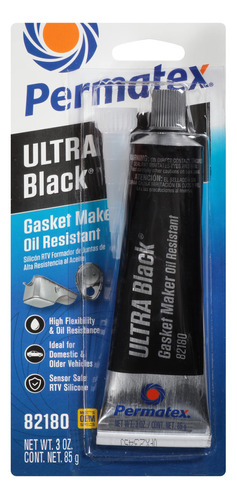 Silicona Junta Maker Permatex 82180 Ultra Black Resistente A