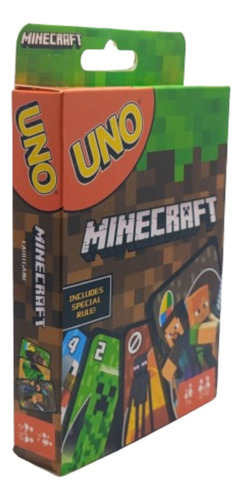 Juego De Mesa Uno Cartas Minecraft