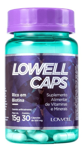 Lowell Caps Cápsulas De Crescimento C/ 30 Capsulas