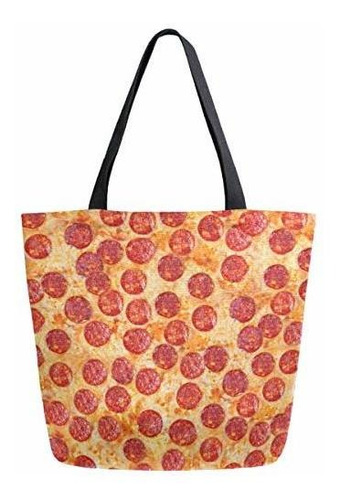 Bolsa De Almacenamiento Zzwwr 3d Pizza Pepperoni Print Extra