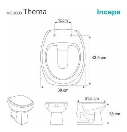 Imagem 3 de 5 de Tampa Vaso Assento Sanitário Soft Close Preta Fecho Suave