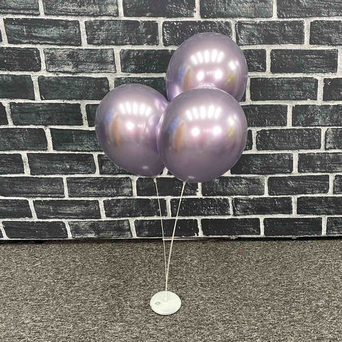 Suporte Para Balão Bexiga Para 3 Balões Com Base Para Chão