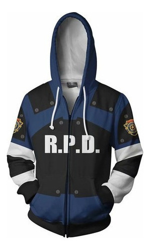 2023 Chaqueta De Juego 3d De Resident Evil Leon S. Kennedy