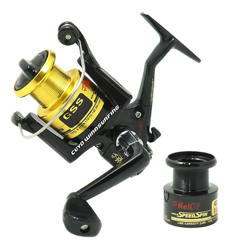 Reel Relix Gold Speed Spin 2000 4 Rulemanes Pesca Frontal