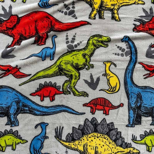 Cobertor Ligero Frazada Viaje Rex Dinosaurios Vianney Mercado Libre