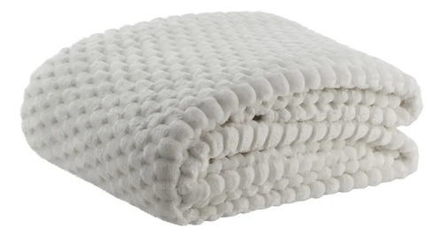 Cobertor Solteiro Kacyumara Blanket New Zurich Off White 360