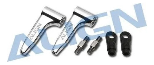 T-rex 700 Dfc Main Rotor Grip Arm Control Link Set H70092t. Prateado (Usado)