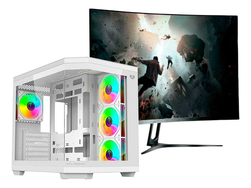 Pc Gamer Monitor 23.8 Ryzen 7 5700g Ram 32gb Ssd 1tb C/wifi