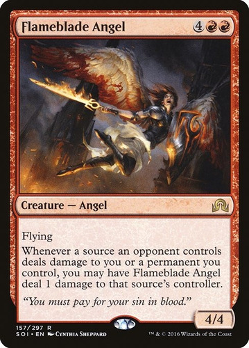 Magic Flameblade Angel X4 Playset Shadow Over Innistrad