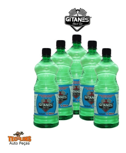 Agua Desmineralizada Para Radiador E Bateria (gitanes) 5lts