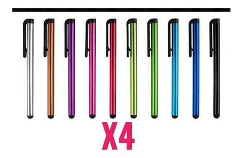 4 X S Pen Lapiz Tactil iPhone Android Tableta Xiaomi