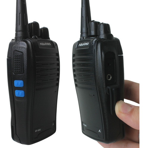 Kit 8 Rádio Comunicador Aquário Walk Talk Ht-50u 16 Canais