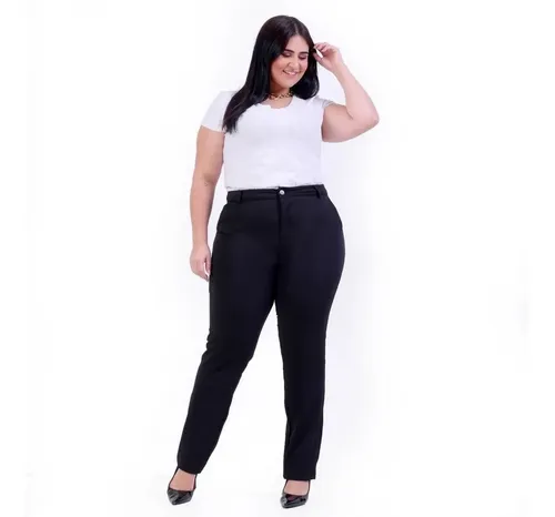 Calca oxford hotsell feminina plus size