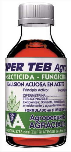 Ciper Teb. Insecticida Y Fungicida 30cc