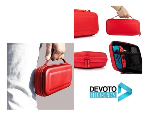Kit 2-1 Funda Nintendo Switch + Vidrio Templado Oled 9h