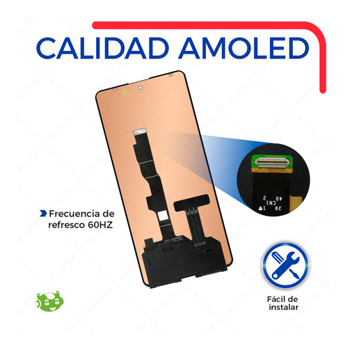 Pantalla Para Redmi Note 13 5g 2312draabg Amoled Completa