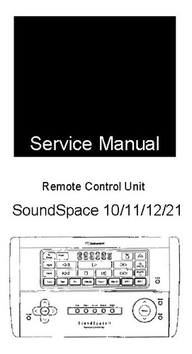 Nakamichi Soundspace-ss-10 11 12 21 Service Manual (Usado)