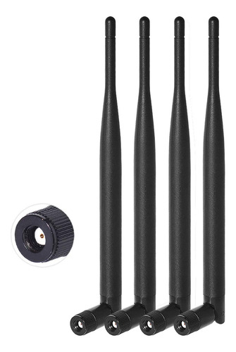 Bingfu Antena Macho Mimo Rp-sma De Doble Banda Wifi 2.4 Ghz