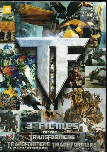 Dvd Box Transformers 3 Filmes - Paramount