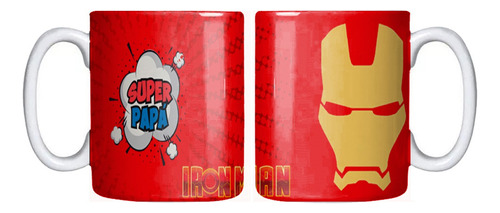 Tazón Día Del Padre Iron Man Super Papá Grafimax