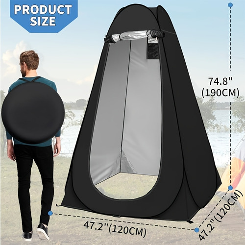 Carpa De Ducha Plegable Con Privacidad Para Exteriores