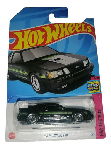 Ford Mustang Svo 1984 Negro Hot Wheels 1/64 Metal Incluye Pr