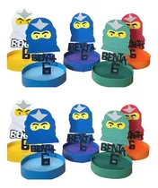 Comprar Centros De Mesa Ninja Goma Eva Adorno Torta Ninja