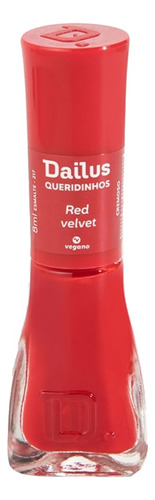 Esmalte Cremoso Dailus Queridinhos Cor Red Velvet 217 8ml
