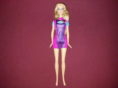 Muñeca Barbie Entrenadora Mundo Marino Mattel 1998