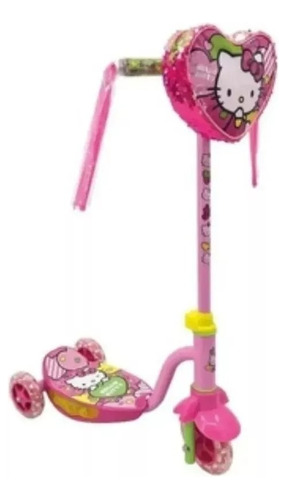 Scooter Infantil Hello Kitty Luz Led