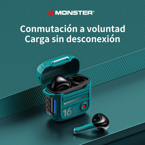 Auriculares Inalámbricos Monster Xkt16 Bluetooth 5.3