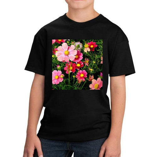 Remera De Niño Flores Floreada Colores Naturaleza M6