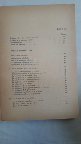 Libro Antiguo De Psicologia Educativa De Hidalgo Año 1978 (Usado)