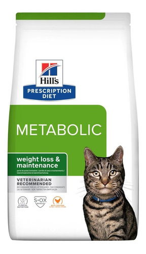 Hill's Metabolic Gato Control De Peso 1.8 Kg 