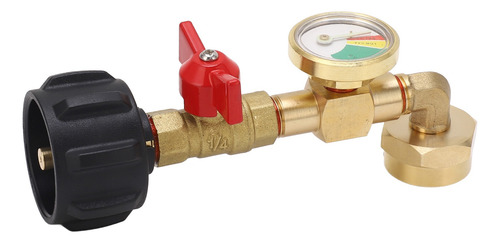 Adaptador De Recarga De Propano Con Manómetro Y Encendido