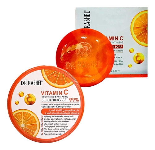 Jabón Barra Vitamina C + Gel Antienvejecimiento Vitamina C