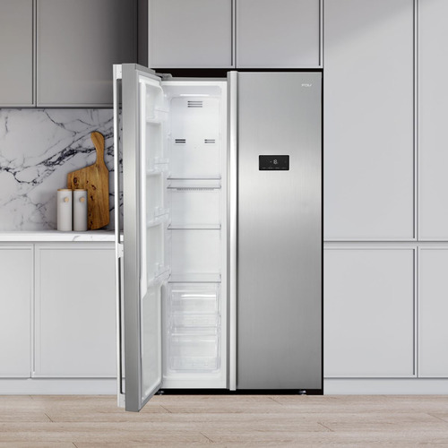 Refrigerador Side By Side Slim 442 Lts Fdv Silver.