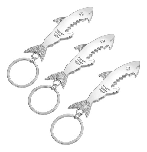 3 Pack Abridores De Botellas De Cerveza Con Forma De Tiburón