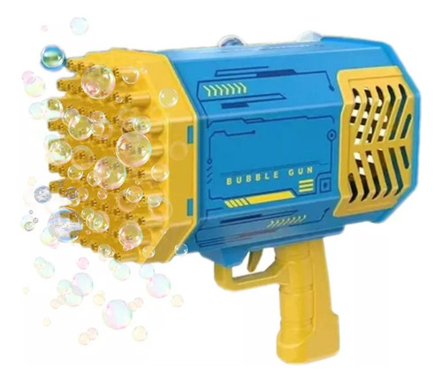 Pistolas De Burbujas Bazooka De 69 Agujeros Luces De Colores