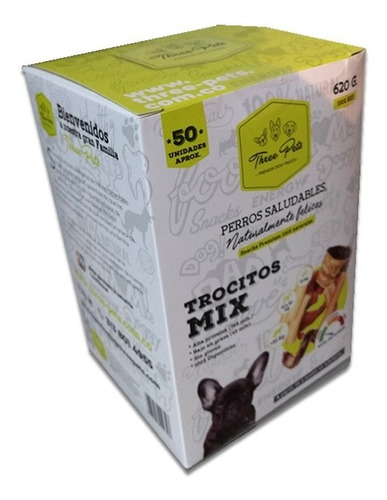 Snack Perros  Mix  Three Pets - Unidad a $714