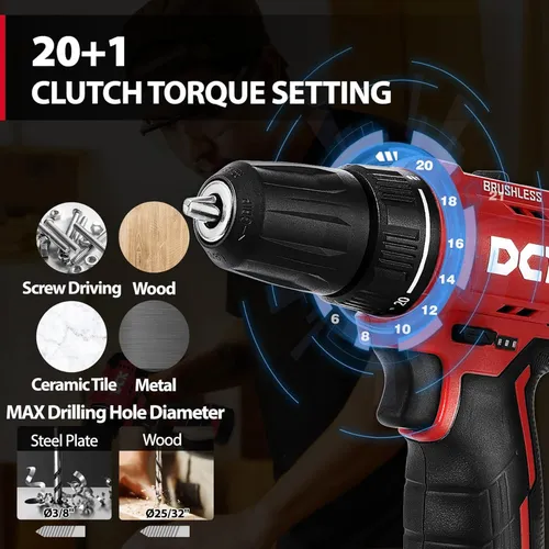 Taladro Inalambrico Con Kit De Herramientas Dck Kdjz23-10